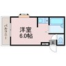 ハイツ北代 1Rの間取り