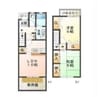 Tハイツ 2LDKの間取り