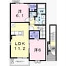 グリーンヒルズ　TORAJA 2LDKの間取り