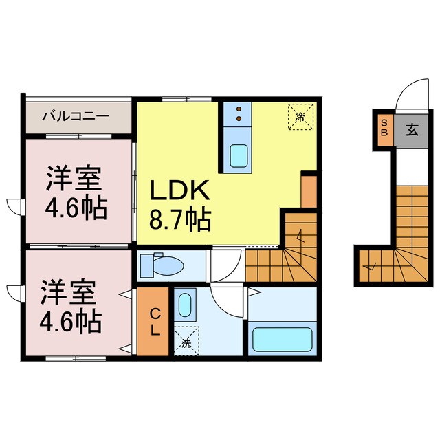 間取り図 EVER LIFE北本荘