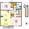 ソレイユ東阿保 2LDKの間取り
