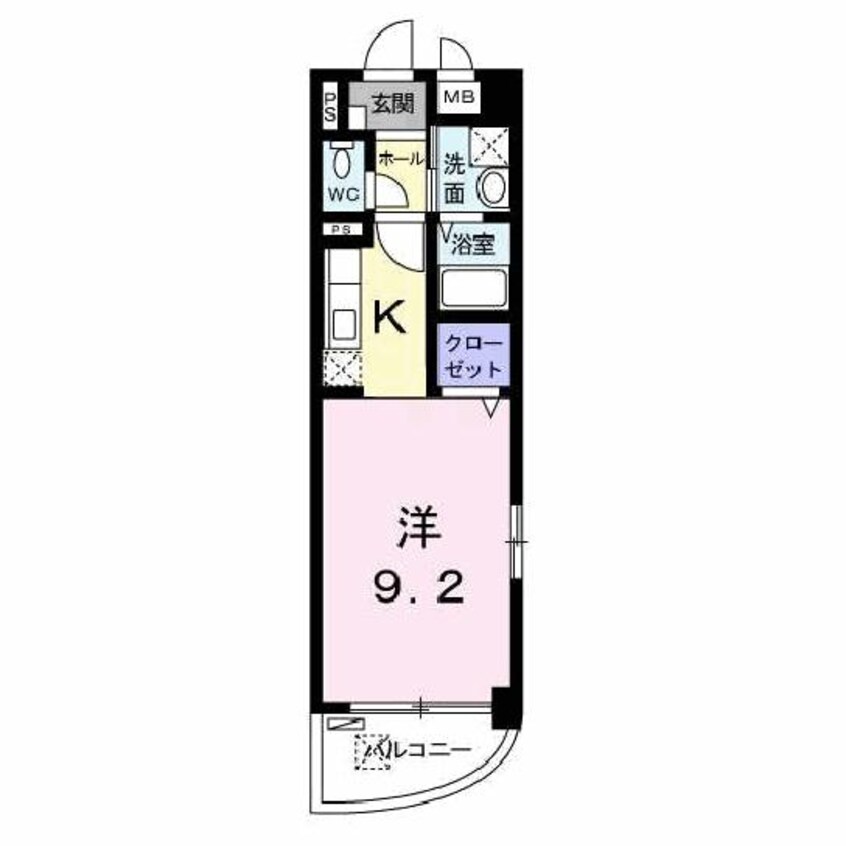 間取図 コンフォート　本町