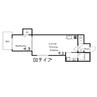 F　asecia　propus 1LDKの間取り