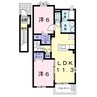 アルモニー 2LDKの間取り