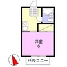 ハイツタイヨウ 1Kの間取り