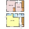 兼田貸戸建 2LDKの間取り