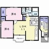 ブルーマウンテンⅢ 2LDKの間取り