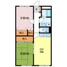 ジョイタウン北条 2DKの間取り