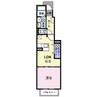 アルモニ 1LDKの間取り