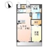 エストレージャ 1LDKの間取り