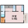 クロスロード東姫路 1Kの間取り