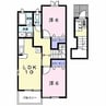 フレーシュ 2LDKの間取り