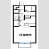 メルベーユ英賀保 1Rの間取り