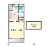 セピア　コンフォース 1Kの間取り