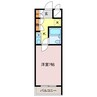 さくらコーポアビックス 1Kの間取り
