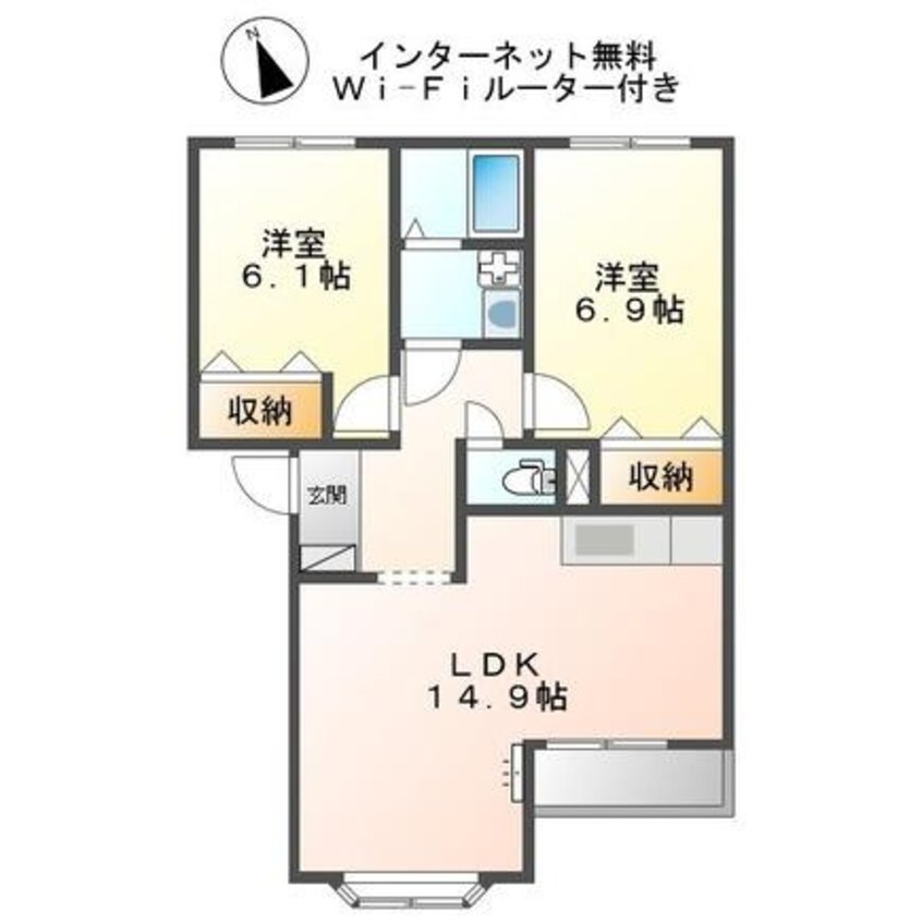 間取図 ジュピターⅡ