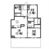 エテルナ 2LDKの間取り