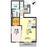 TORISIA八代 1LDKの間取り