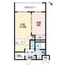 ラフィネコートⅡ 1LDKの間取り