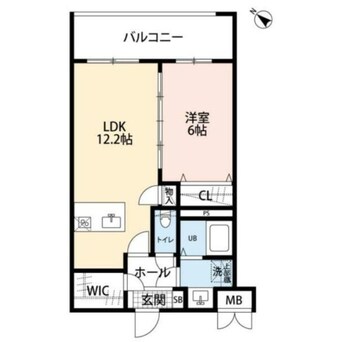 間取図 ラフィネコートⅡ