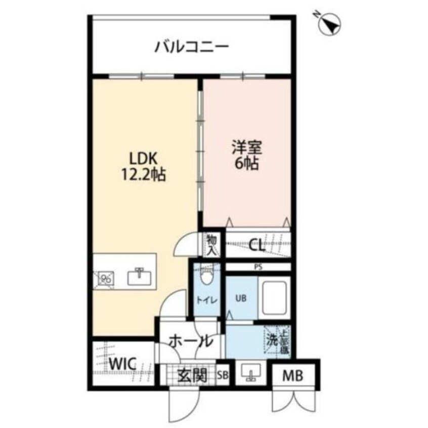 間取図 ラフィネコートⅡ