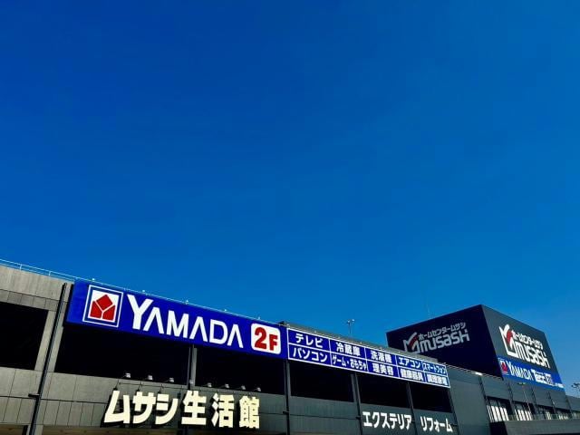 ヤマダデンキテックランドムサシ姫路店(電気量販店/ホームセンター)まで1990m ラフィネコートⅡ
