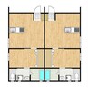 オレンジベース広畑北野 1LDKの間取り