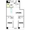 東山ハイツ 2LDKの間取り
