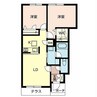 シャーメゾン　スーリール 2LDKの間取り