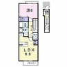 スール　サントゥアーリオ 1LDKの間取り