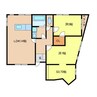FELICE城北新町 2LDK+Sの間取り