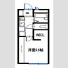 サニーハイツ御立N（借上） 1Kの間取り