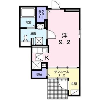 間取図 サン　コテージ