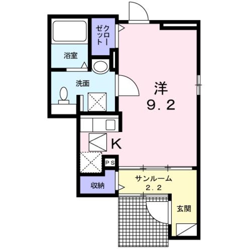 間取図 サン　コテージ
