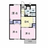 エンジェルコーポラスA 3DKの間取り