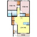 ルノール白浜Ⅰの間取図