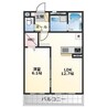 シエスタ別館South 1LDKの間取り