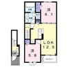 ウエストパレス 2LDKの間取り