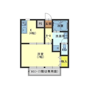 間取図 アルカディア幸