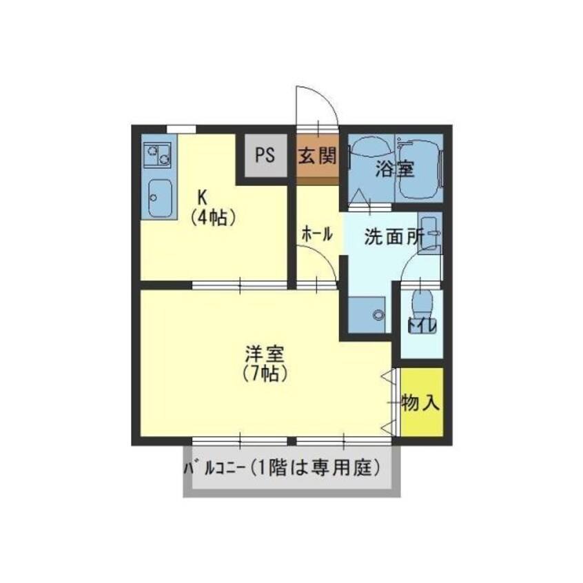 間取図 アルカディア幸