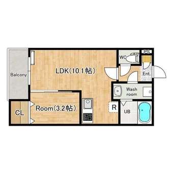 間取図 ジーメゾン飾磨恵美酒