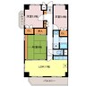 スカイハイツ田寺 3LDKの間取り