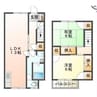 maison de provansa 2LDKの間取り