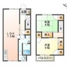 maison de provansa 2LDKの間取り
