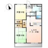 ミィーティア 2LDKの間取り