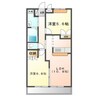 プライム・ガーデン 2LDKの間取り