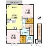 Precio野里 2LDKの間取り