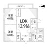 アルコ・ラ・カーサ町坪Ⅱ 2LDKの間取り
