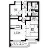 ドール辻井 2LDKの間取り