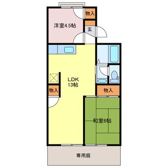 間取図 クレアール高砂